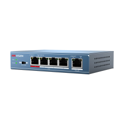 Switch 4 porturi PoE, 1 port uplink- HIKVISION DS-3E0105P-E-M