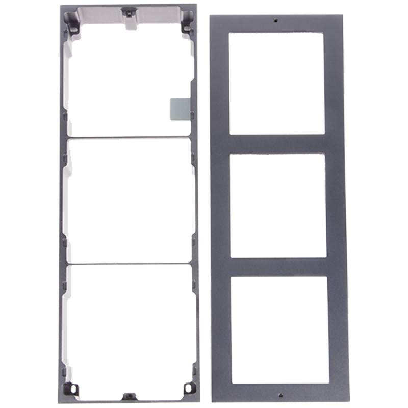 Rama montaj aparent, 3 module, pentru Interfon modular - HIKVISION DS-KD-ACW3