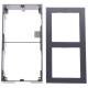 Rama montaj aparent, 2 module, pentru Interfon modular - HIKVISION DS-KD-ACW2