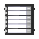 Modul extensie afisaj 6 familii pentru Interfon modular - HIKVISION DS-KD-KK