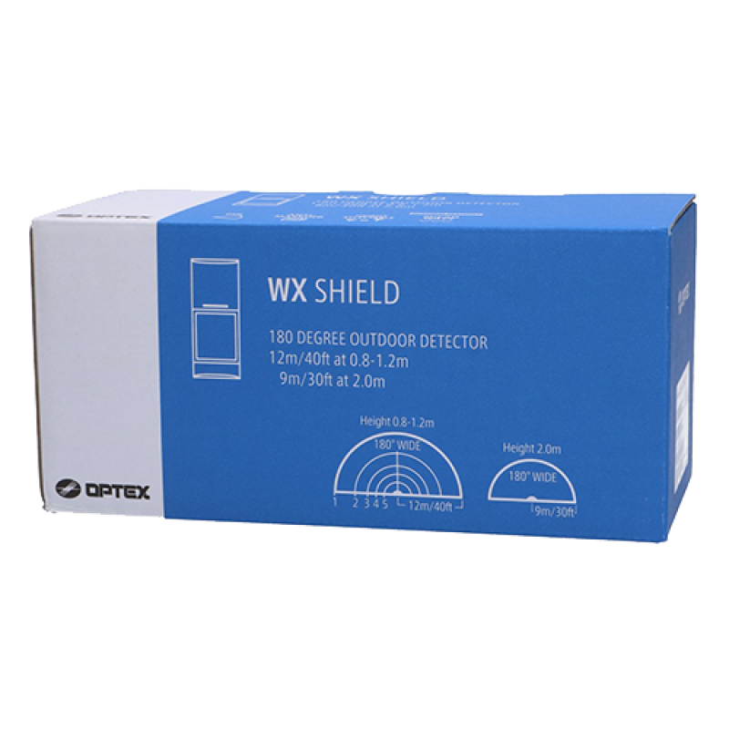 Detector de miscare PIR exterior, 12-19m, 180Â°, quad cu anti-masking, baterii - OPTEX WXS-RAM