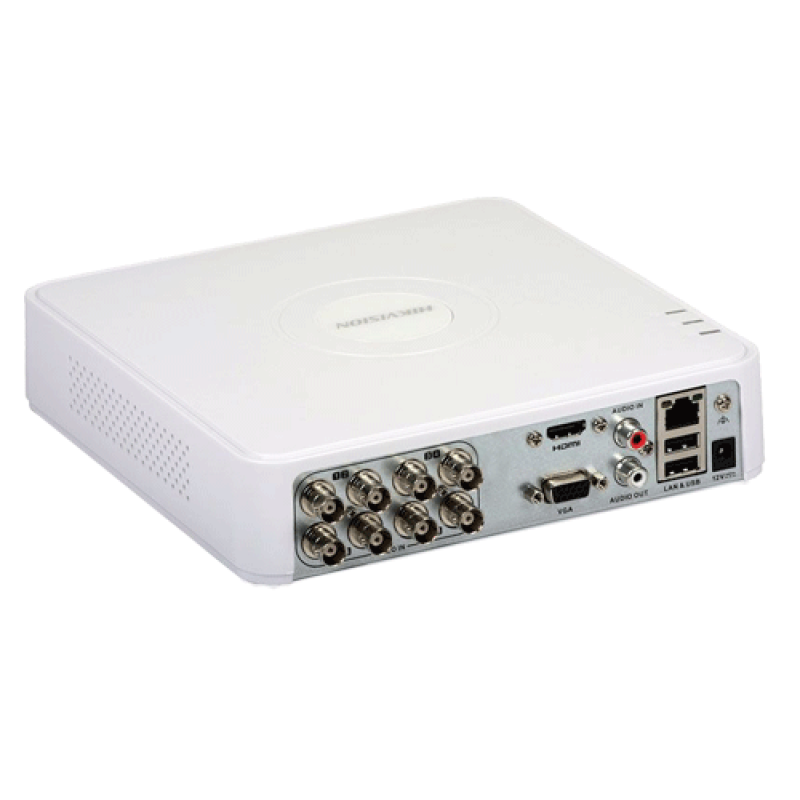 DVR 8 canale video 4MP lite, AUDIO HDTVI over coaxial - HIKVISION DS-7108HQHI-K1(S)