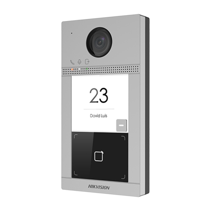Panou exterior videointerfon TCP/IP pentru 1 familie, Wi-Fi 2.4GHz, control acces integrat - HIKVISION DS-KV8113-WME1