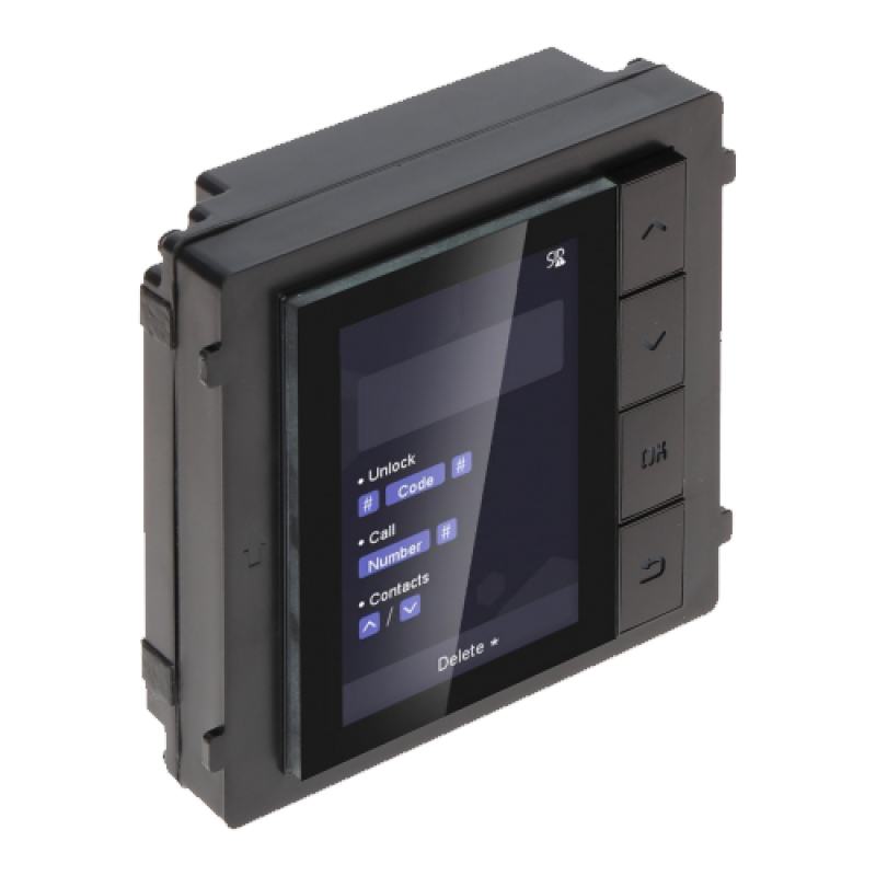 Modul afisaj LCD TFT pentru Interfon modular - HIKVISION DS-KD-DIS