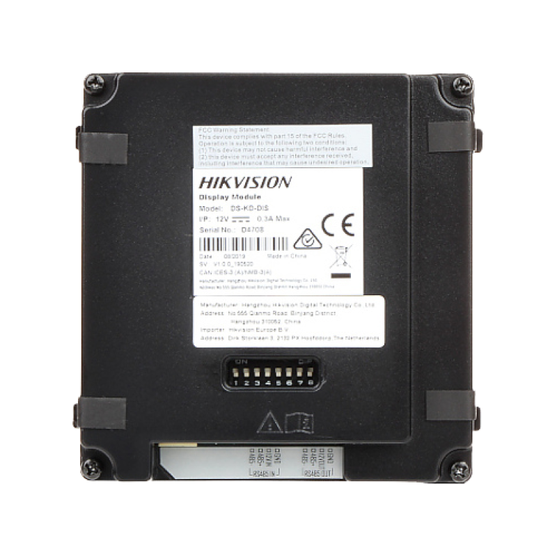 Modul afisaj LCD TFT pentru Interfon modular - HIKVISION DS-KD-DIS
