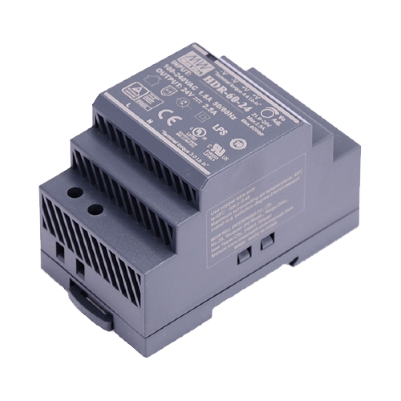 Sursa alimentare 24V/60W, montaj sina DIN - HIKVISION DS-KAW60-2N