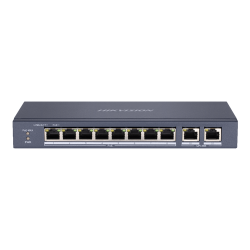 Switch 8 porturi PoE, 2 porturi uplink RJ45 Gigabit - HIKVISION DS-3E0310P-E-M