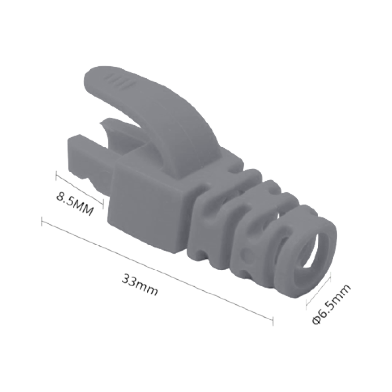 Manson protectie mufa RJ45, gri (100buc) RJ45-CAP-GY