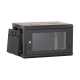 Rack perete 6U 19' 600x450, capacitate incarcare 80 Kg, negru - ASYTECH Networking ASY-6U-6045W