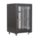 Rack podea 18U 19' 600x800, capacitate incarcare 500 Kg, negru - ASYTECH Networking ASY-18U-6080E