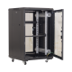 Rack podea 18U 19' 600x800, capacitate incarcare 500 Kg, negru - ASYTECH Networking ASY-18U-6080E