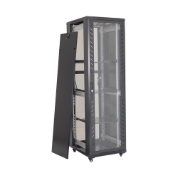 Rack podea 42U 19' 600x800, capacitate incarcare 800 Kg, negru - ASYTECH Networking ASY-42U-6080S