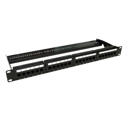 Patch Panel 1U, UTP cat6, 24 porturi RJ45 - ASYTECH Networking ASY-PP-UTP6-24