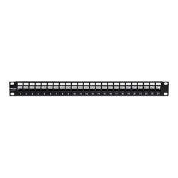 Patch Panel ecranat 24 porturi blank keystone 1U - TRENDnet TC-KP24S