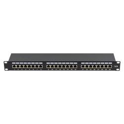Patch Panel 1U, FTP cat5e, 24 porturi RJ45 - ASYTECH Networking ASY-PP-FTP5E-24