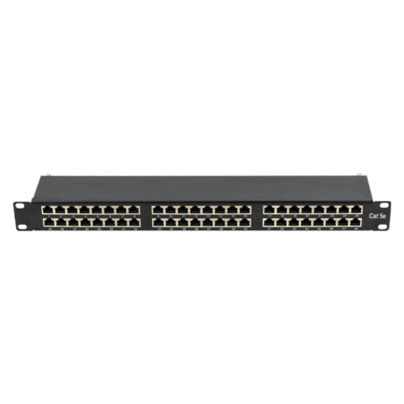 Patch Panel 2U, FTP cat5e, 48 porturi RJ45 - ASYTECH Networking ASY-PP-FTP5E-48