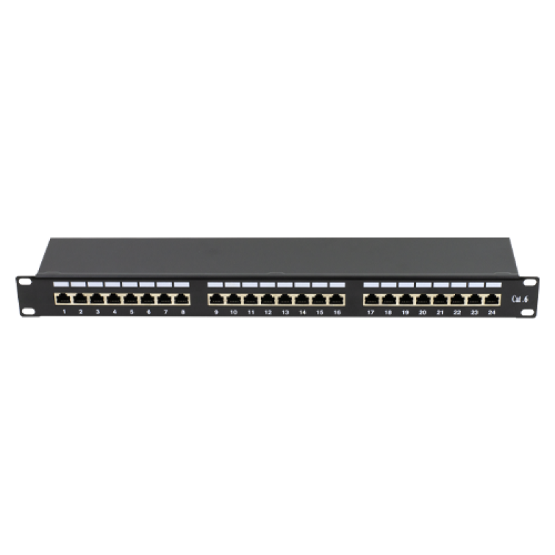 Patch Panel 1U, FTP cat6, 24 porturi RJ45 - ASYTECH Networking ASY-PP-FTP6-24