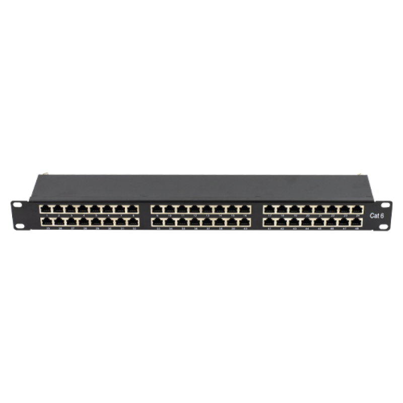 Patch Panel 2U, FTP cat6, 48 porturi RJ45 - ASYTECH Networking ASY-PP-FTP6-48