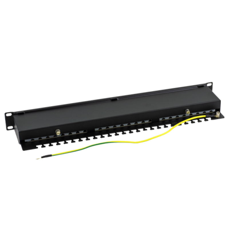 Patch Panel 1U, FTP cat5e, 24 porturi RJ45 - ASYTECH Networking ASY-PP-FTP5E-24