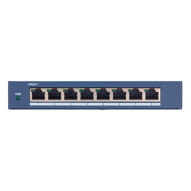 Switch 8 porturi Gigabit, SMART Management - HIKVISION DS-3E1508-EI