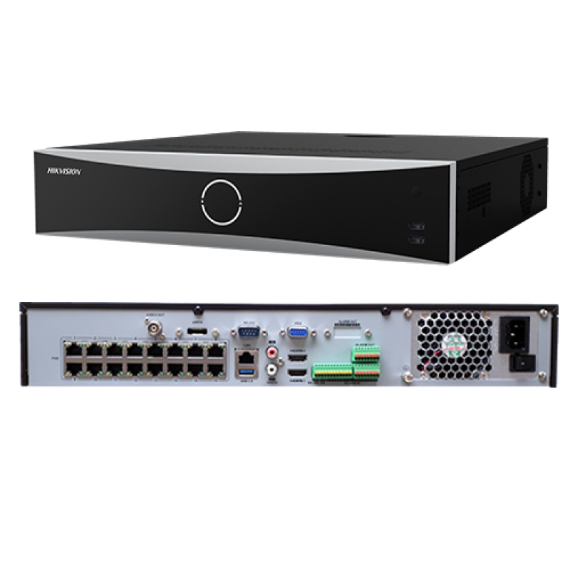 NVR 4K AcuSense 32 canale 12MP,  + 16 porturi PoE - HIKVISION DS-7732NXI-I4-16P-S