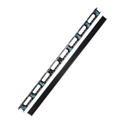 Organizator vertical cabluri, metalic, 47U - ASYTECH Networking ASY-VCM-47