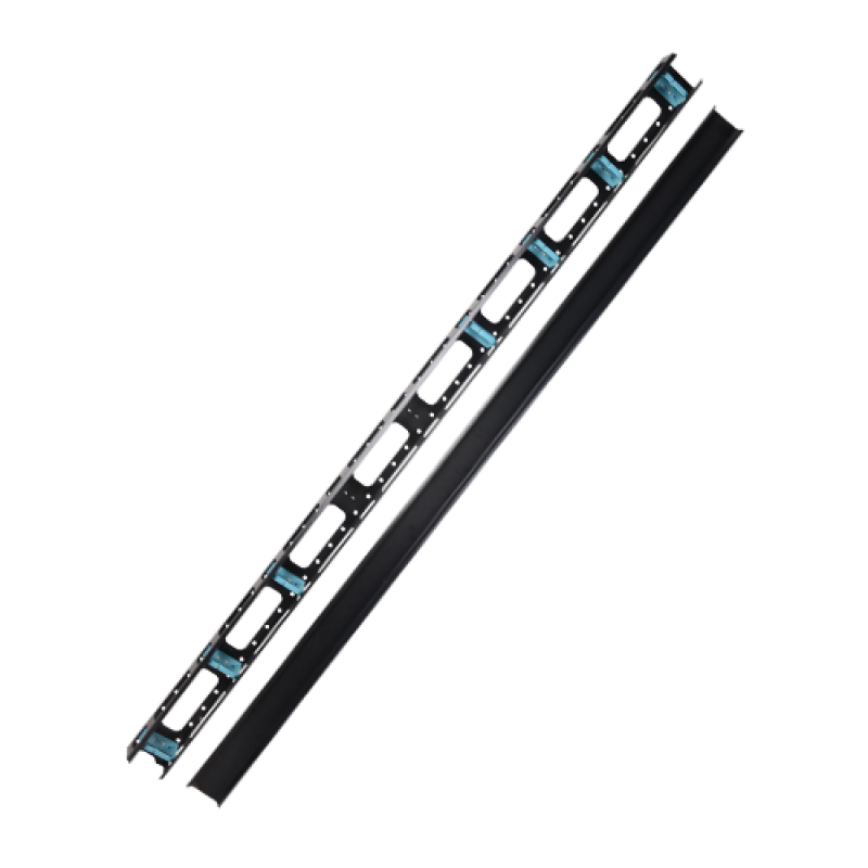 Organizator vertical cabluri, metalic, 47U - ASYTECH Networking ASY-VCM-47
