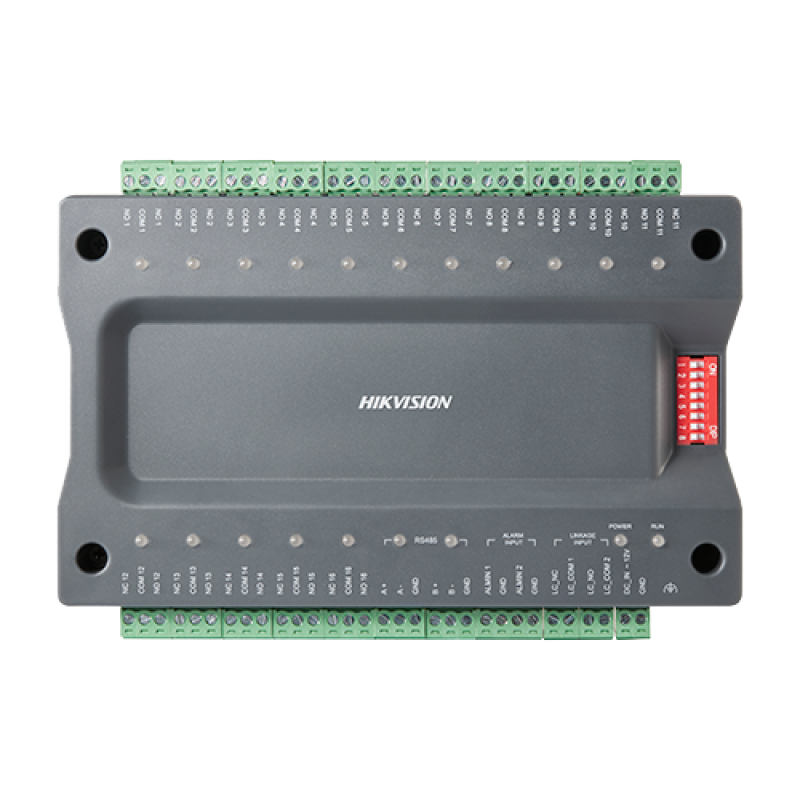 Controller pentru comanda lifturi, 16 relee NO-NC, RS485 - HIKVISION DS-K2M0016A