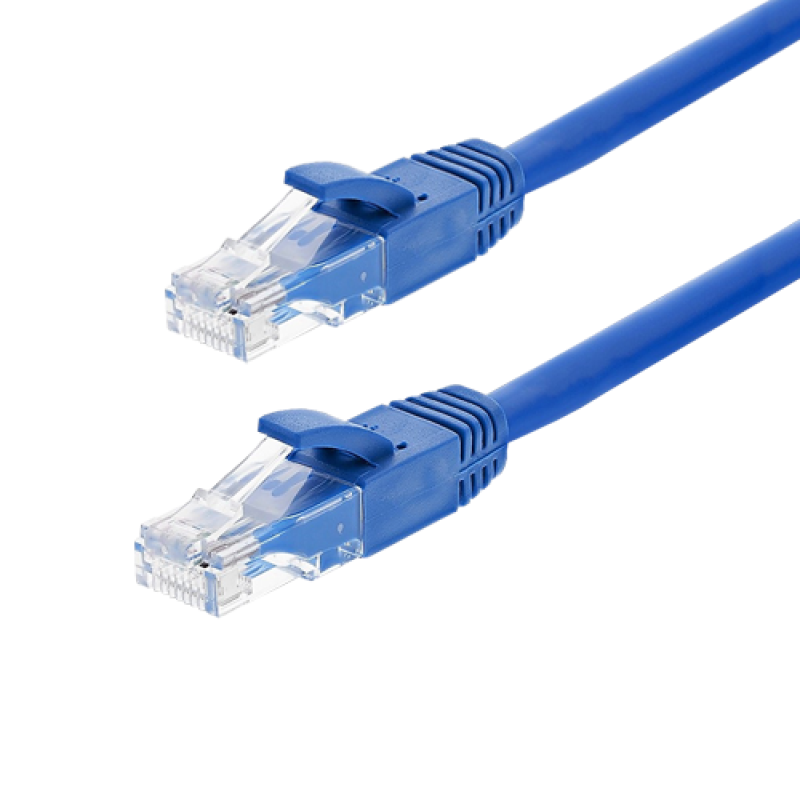 Patch cord Gigabit UTP cat6, LSZH, 0.25m, albastru - ASYTECH Networking TSY-PC-UTP6-025M-B