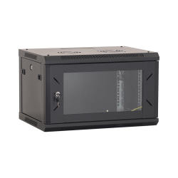 Rack perete 4U 19'' 600x600, capacitate incarcare 80 Kg, negru - ASYTECH Networking ASY-4U-6060W