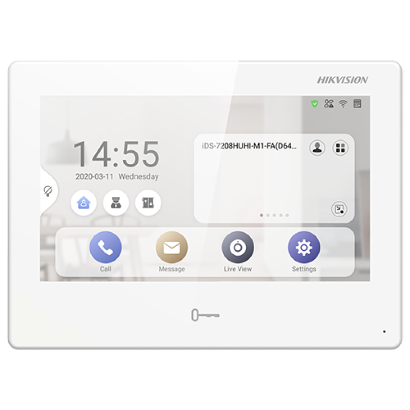Statie All-in-one TCP/IP Wireless, Touch Screen TFT LCD 7-inch - HIKVISION DS-KH9310-WTE1