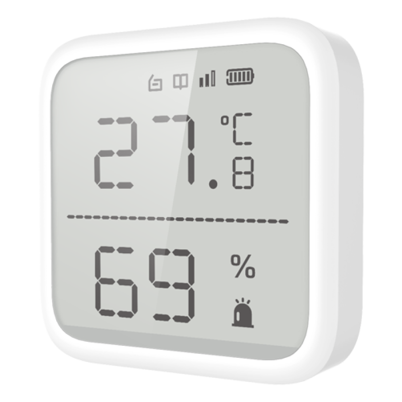 Detector de temperatura si umiditate wireless pentru AX PRO - HIKVISION DS-PDTPH-E-WE