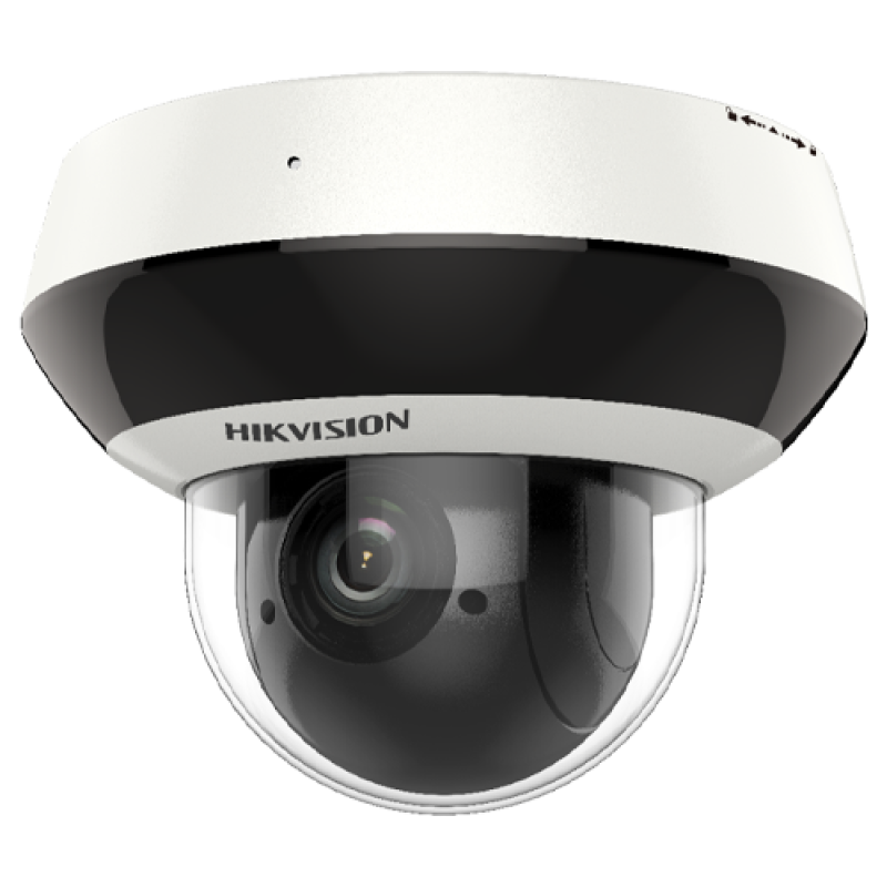 Camera mini PTZ IP 4MP, zoom optic 4X, IR20m, PoE, IK10, DarkFighter - HIKVISION DS-2DE2A404IW-DE3(C0)(S6)