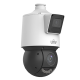Camera Dual-lens IP, PTZ, 4MP, 25X, IR100m&WL30m, AutoTracking, Audio, Alarm, PoE, IP66 - UNV IPC94144SFW-X25-F40C