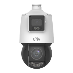 Camera Dual-lens IP, PTZ, 4MP, 25X, IR100m&WL30m, AutoTracking, Audio, Alarm, PoE, IP66 - UNV IPC94144SFW-X25-F40C