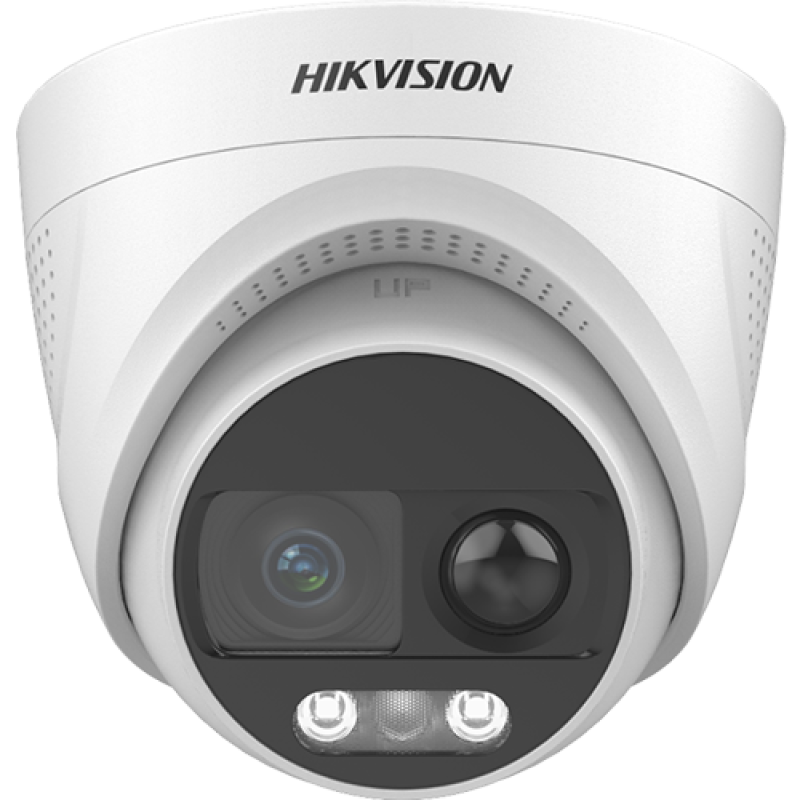 Camera Analog 4K cu PIR 11 m, ColorVu lentila 2.8mm, WL 20 m, Alarma Audio + Stroboscop - HIKVISION DS-2CE72UF3T-PIRXO-2.8mm