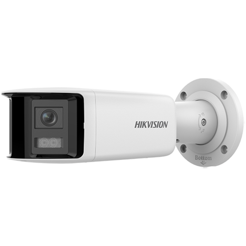 DarkFighter, AcuSense - Camera IP, 4MP, Panoramic view 180Â°, lentila 2.8mm, IR 40m, Audio, Alarma, PoE, IP67 - HIKVISION DS-2CD2T46G2P-ISU-SL-2.8mm
